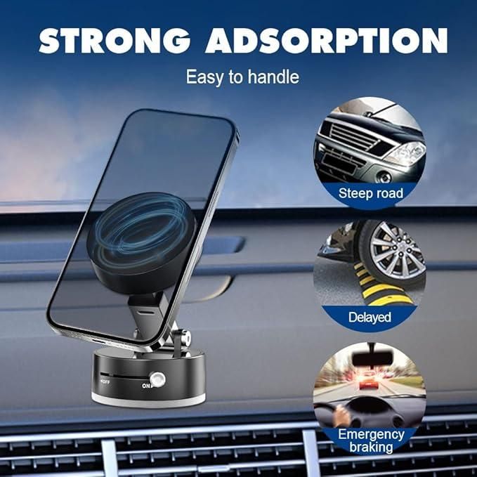 MagSafe-Style Magnetic Suction Phone Holder for Car & Desk