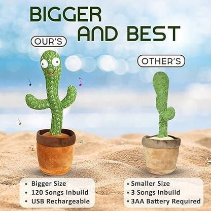 Musical Dancing & Mimicry Cactus, Fun LED Toy For Kids