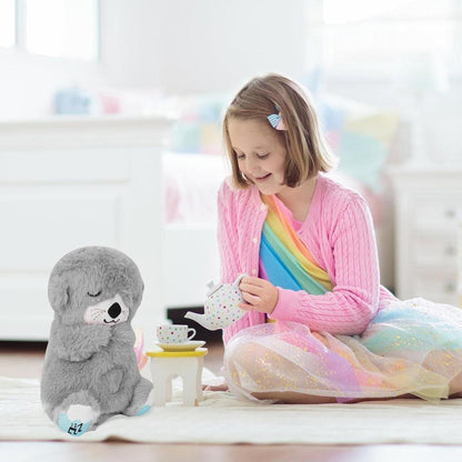 Soothing Breathing Plush Teddy with Relaxing Music