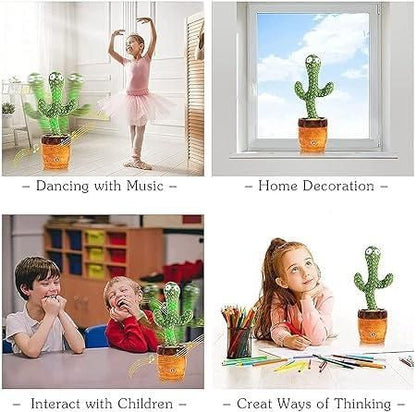 Musical Dancing & Mimicry Cactus, Fun LED Toy For Kids