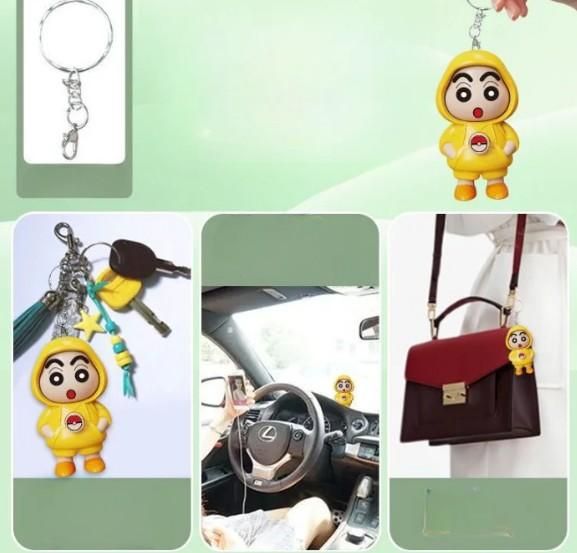 Shinchan Expression-Changing Keychain