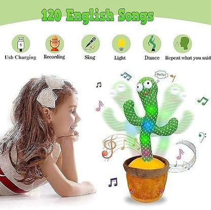Musical Dancing & Mimicry Cactus, Fun LED Toy For Kids