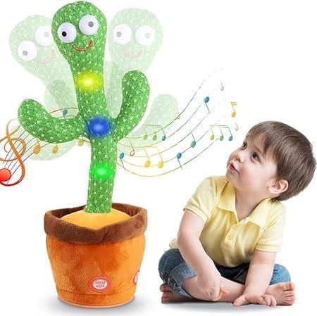 Musical Dancing & Mimicry Cactus, Fun LED Toy For Kids