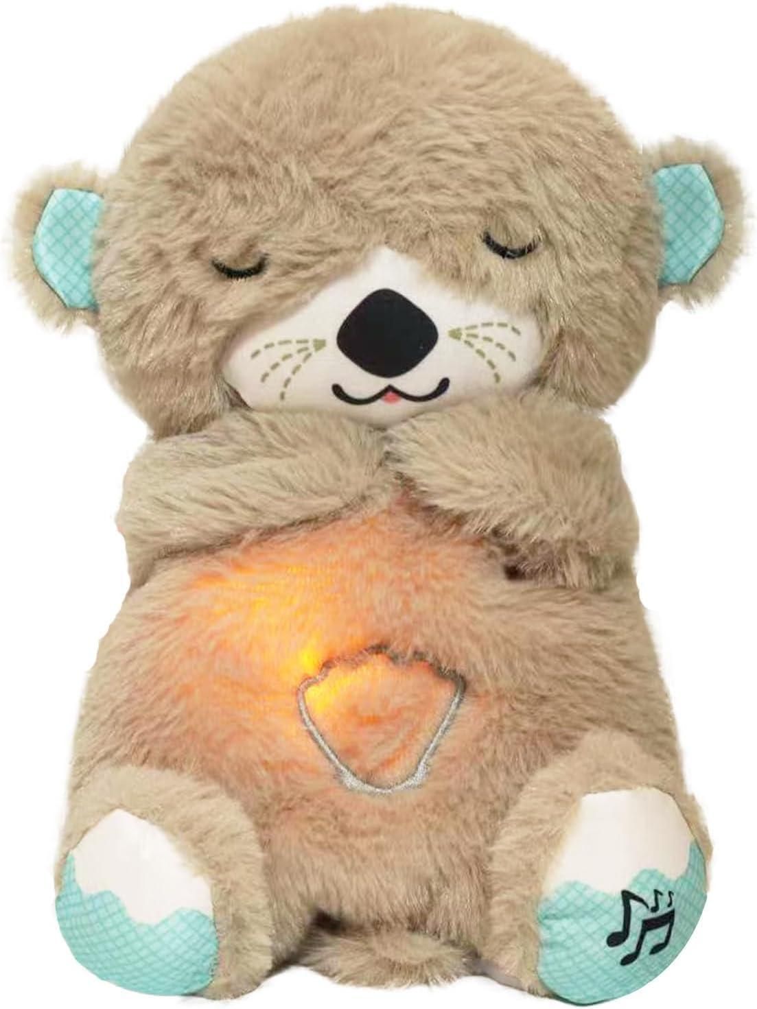Soothing Breathing Plush Teddy with Relaxing Music