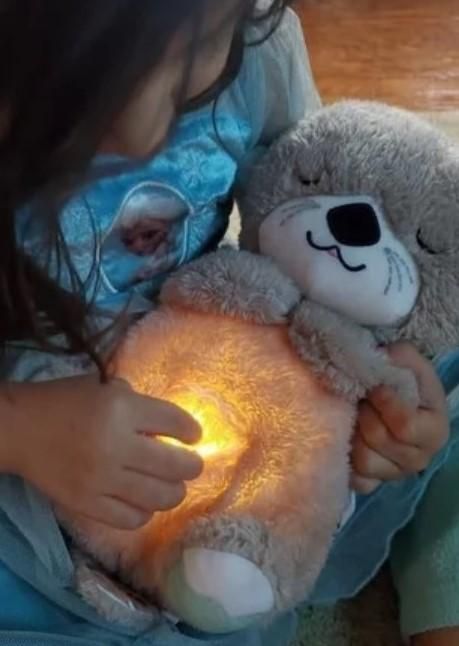 Soothing Breathing Plush Teddy with Relaxing Music