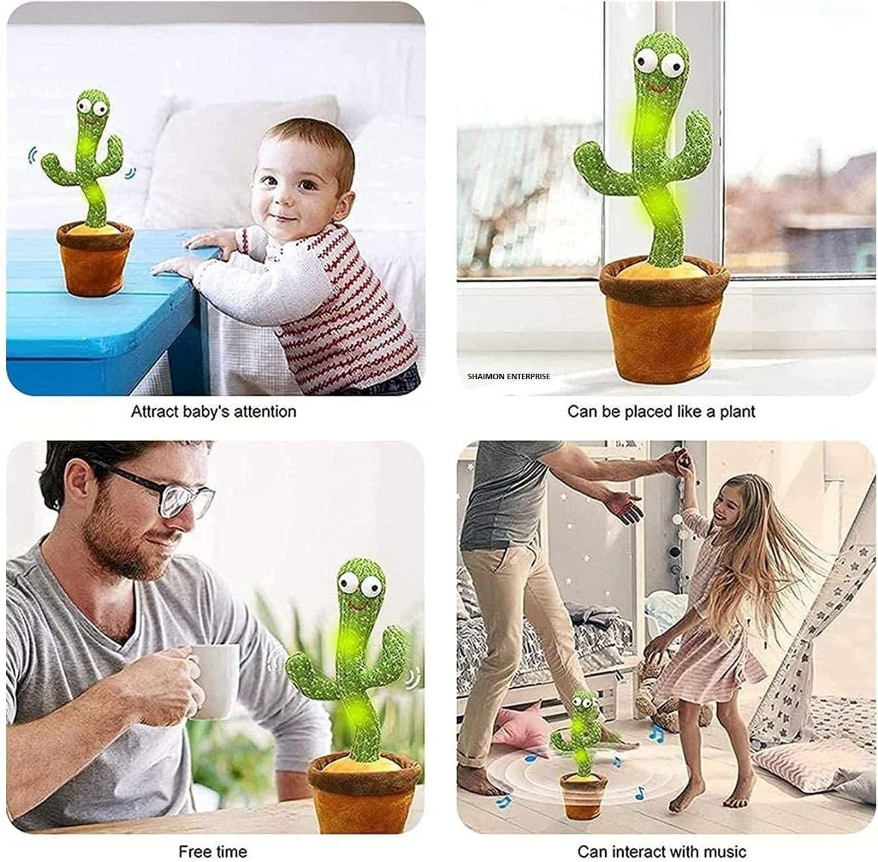 Musical Dancing & Mimicry Cactus, Fun LED Toy For Kids