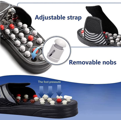 Pulse Relief Acupressure & Magnetic Slippers For Men and Women