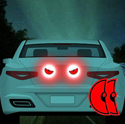 Night Glow Monster Eyes Car Reflective Stickers – Pack of 1